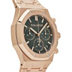 Audemars Piguet Royal Oak 26240OR.OO.1320OR.04 Chronograph ’50th Anniversary’ Rose Gold Khaki Green Dial - Image 5