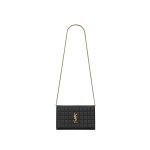 SAINT LAURENT LAMBSKIN CASSANDRE CHAIN WALLET