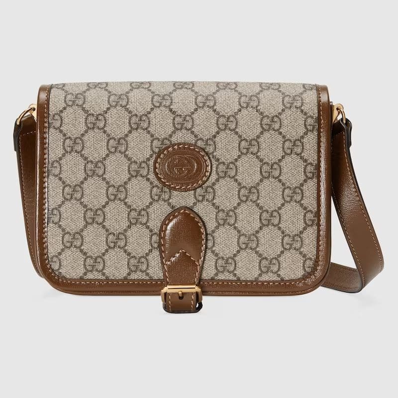x8GZjXJg-Gucci-Mini-crossbody-bag-with-Interlocking-G-gg-supreme-Detail-2.jpg GUCCI MINI CROSSBODY BAG WITH INTERLOCKING G - Image 1