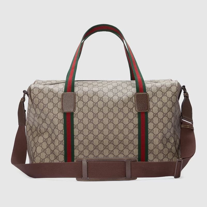 xVSLjzXL-52IVJ90NAPNOL6@EEP.jpg GUCCI MEDIUM DUFFLE BAG WITH WEB - Image 1