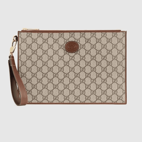 yJIhm4Ix-1FZSWWS9FG67BP90MZ56.png GUCCI POUCH WITH INTERLOCKING G - Image 1