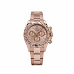 Rolex Daytona 116505 Rose Gold Sundust Diamond Baguette Dial (2015)